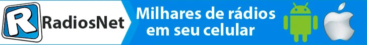 RadiosNet: milhares de rádios em seu celular. Disponível para Android e iOS.